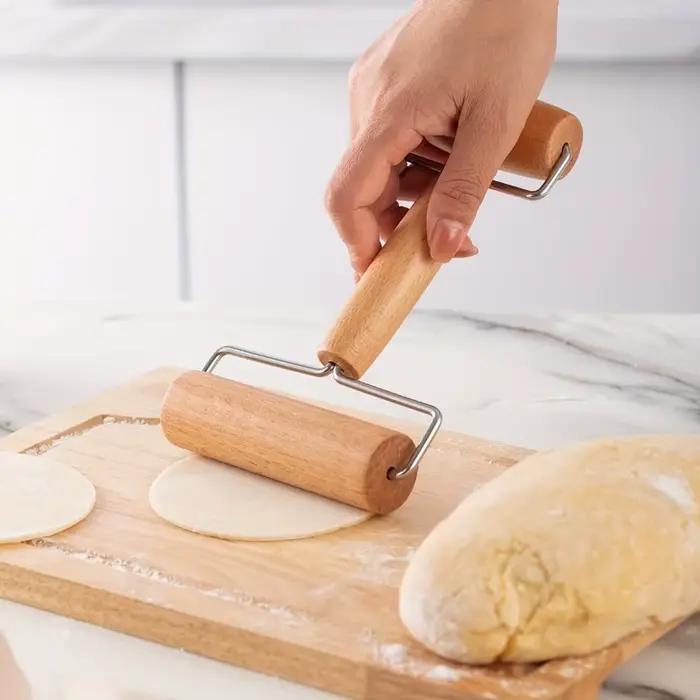 Rouleau à pâte à Double tête en bois