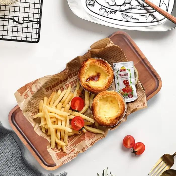 Plateaux de service en bois massif