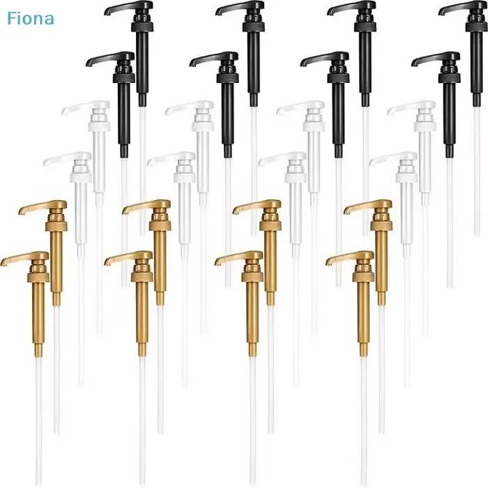 ✔ Lot de 6 distributeurs de sirop, bouteilles à pompe pour sirop de café, pompes de remplacement pour bouteilles de sirop standard de 750 ml