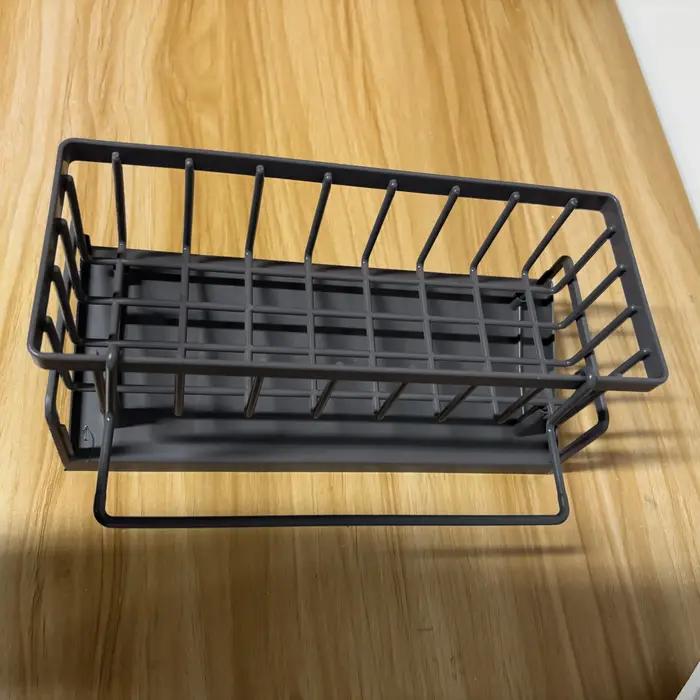 Étagère de rangement pour épices de cuisine avec égouttoir