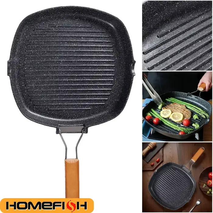 Poêle à gril d'extérieur Portable pliable