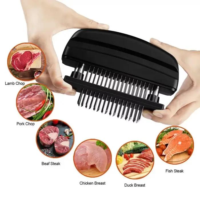 Outils de cuisson attendrisseur de viande-couteau en acier inoxydable