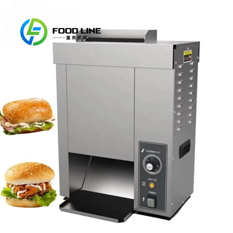 Machine à pain à hamburger facile à utiliser, équipement automatique de fabrication de pains à burge