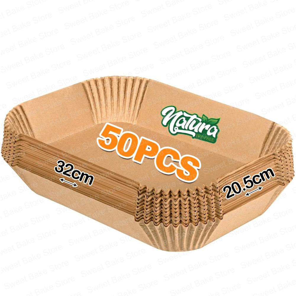 Grands doublures en papier parchemin jetables pour friteuse à air Ninja Foodi Max Health Grill et AG