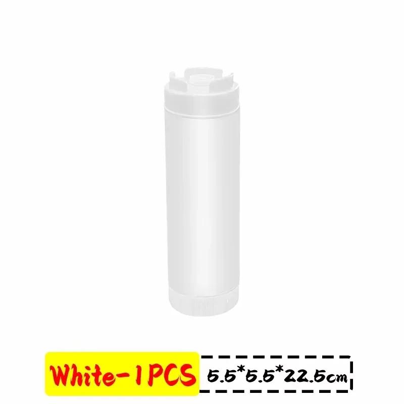 Bouteille à presser pour pansement à salade, Cruet à Double extrémité de 16oz, distributeur de Sauce
