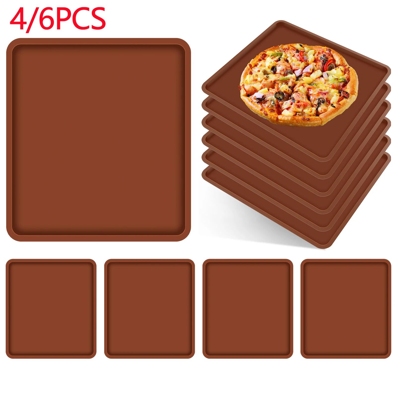 Feuilles de décollage en silicone antiadhésives, tapis de cuisson, plateaux pour fruits et gâteaux, 