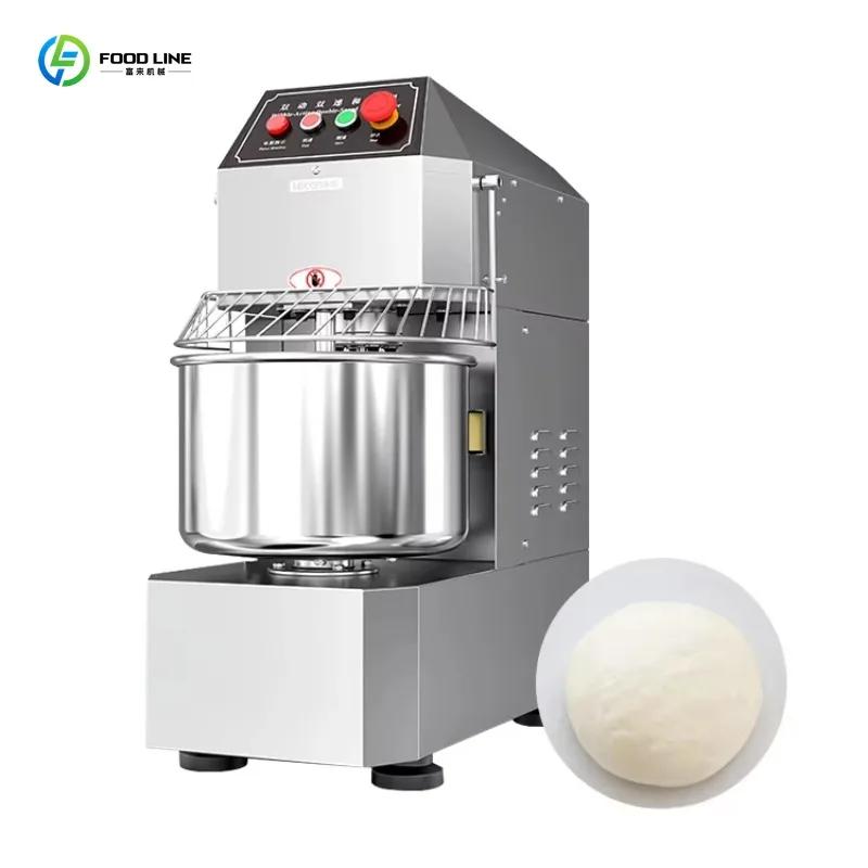 Pétrin Spirale Professionnel Robuste en Acier Inoxydable 10qt 5kg 50kg pour Pains et Pâtisseries