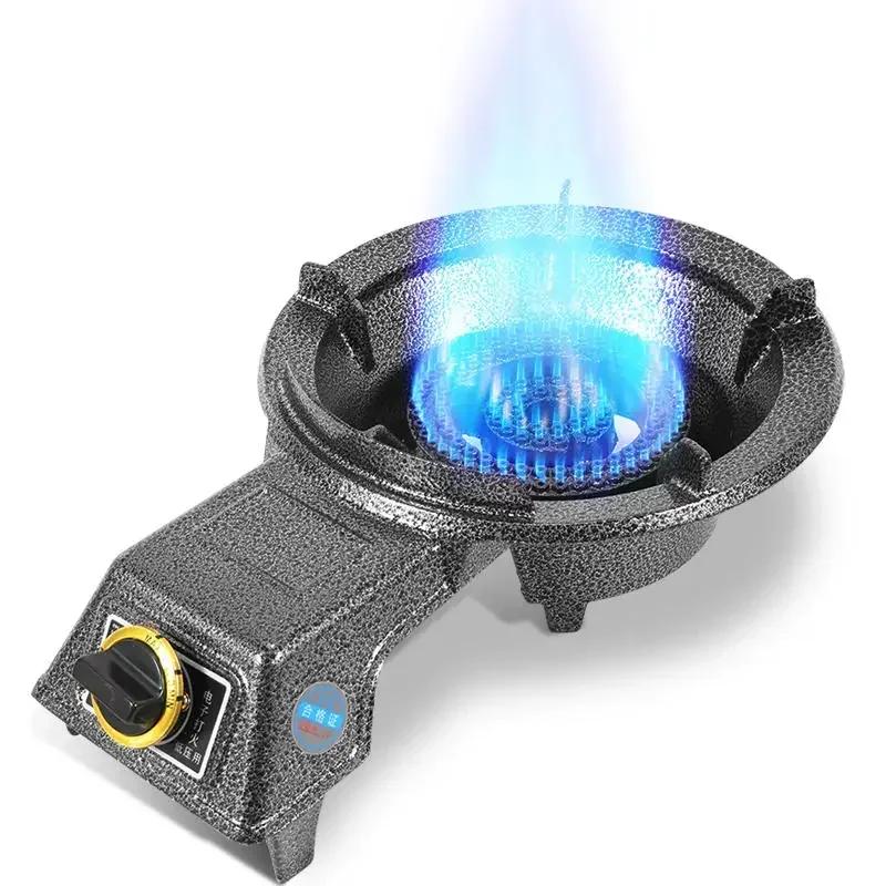 Poêle à gaz puissant pour la cuisine domestique et commerciale – Compatible avec le gaz naturel et l