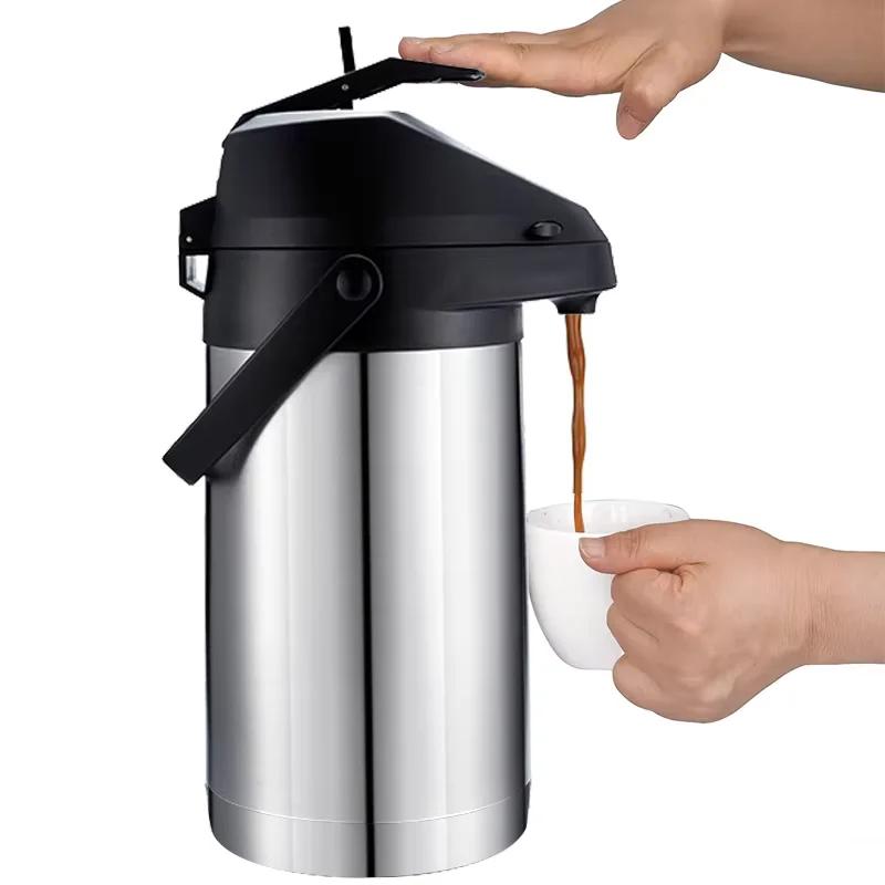 Distributeur de boissons chaudes et froides Airpot, distributeur de café, urne thermos en acier inox