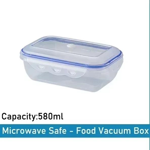 Boîte de stockage des aliments sous vide, conteneur de stockage Transparent, organisateur de réfrigé