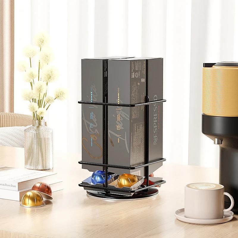 Support de rangement pour 40 dosettes de café Vertuo, support de rangement pour Nespresso Vertuoline