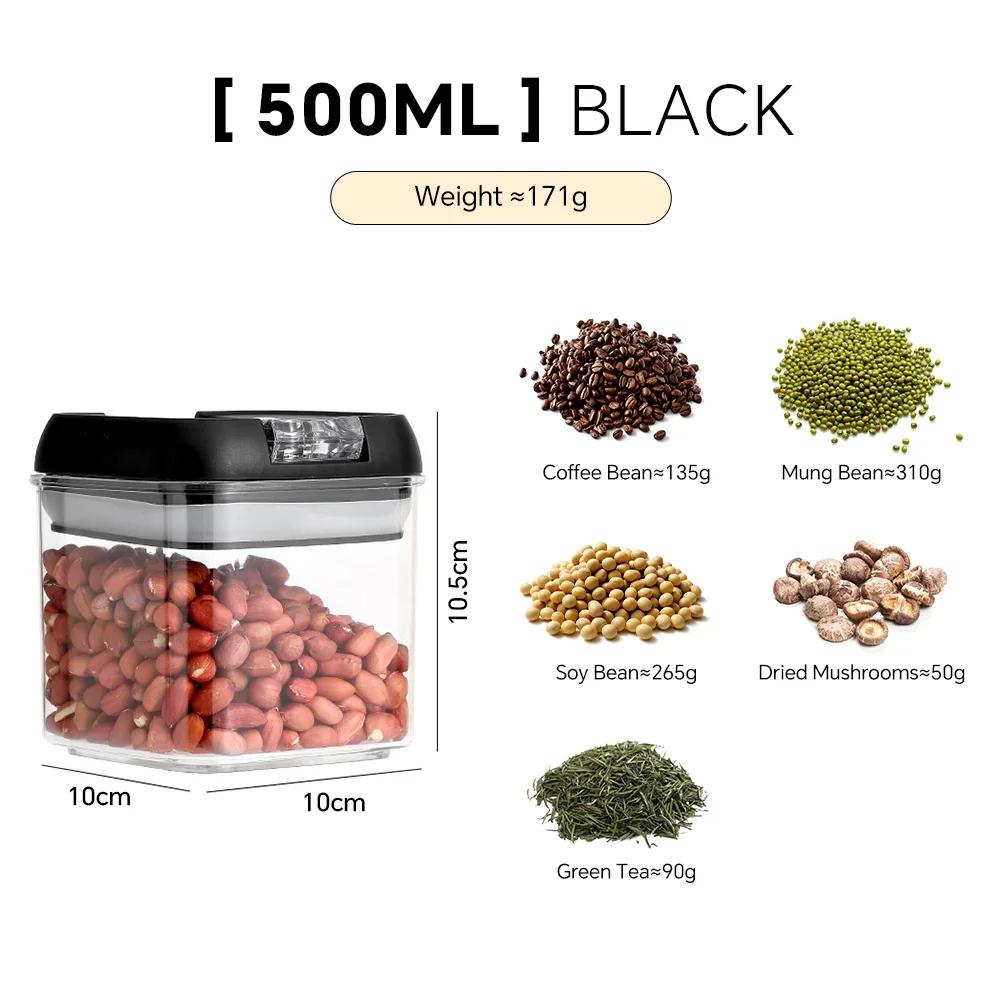 500-800ML cuisine Transparent stockage des aliments grande boîte scellée boîtes de nouilles boîte co