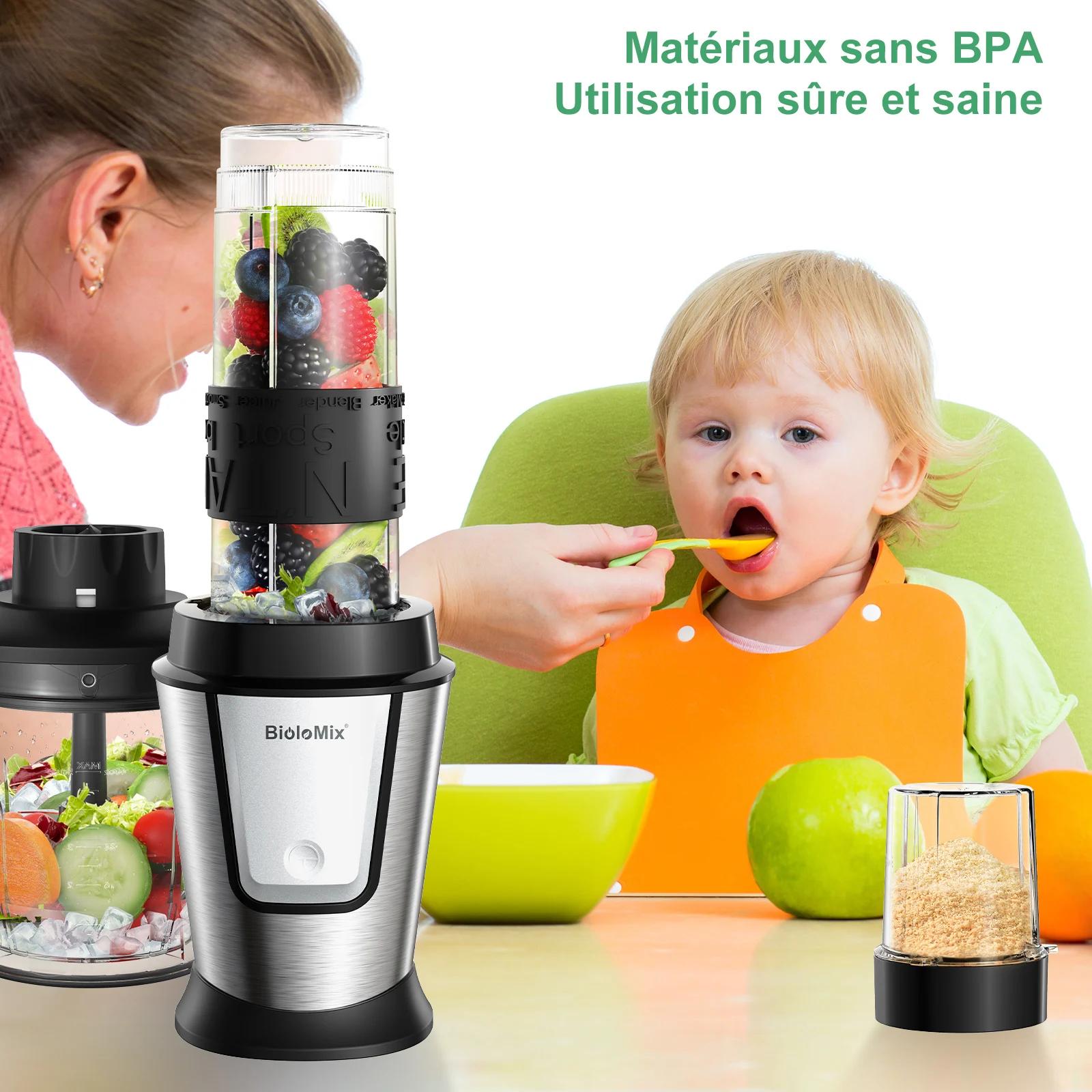 BioloMix-Robot Culinaire Multifonctionnel 3 en 1