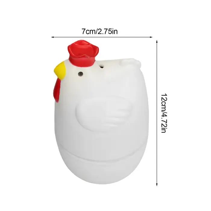 Poacher d'œufs à micro-ondes, poachers d'œufs en forme de poulet, cuiseur vapeur Portable antiadhési