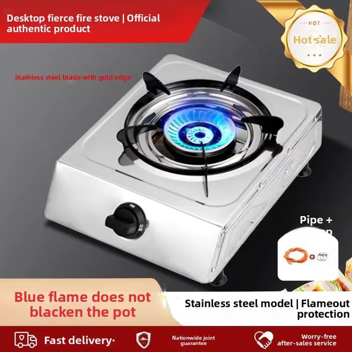 Cuisinière à gaz Goodwife à brûleur unique pour usage domestique GPL gaz naturel, plaque de cuisson