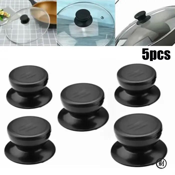 Couvercles de casserole de cuisine, 5 pièces, bouton de remplacement, poignée de levage, couvercle d