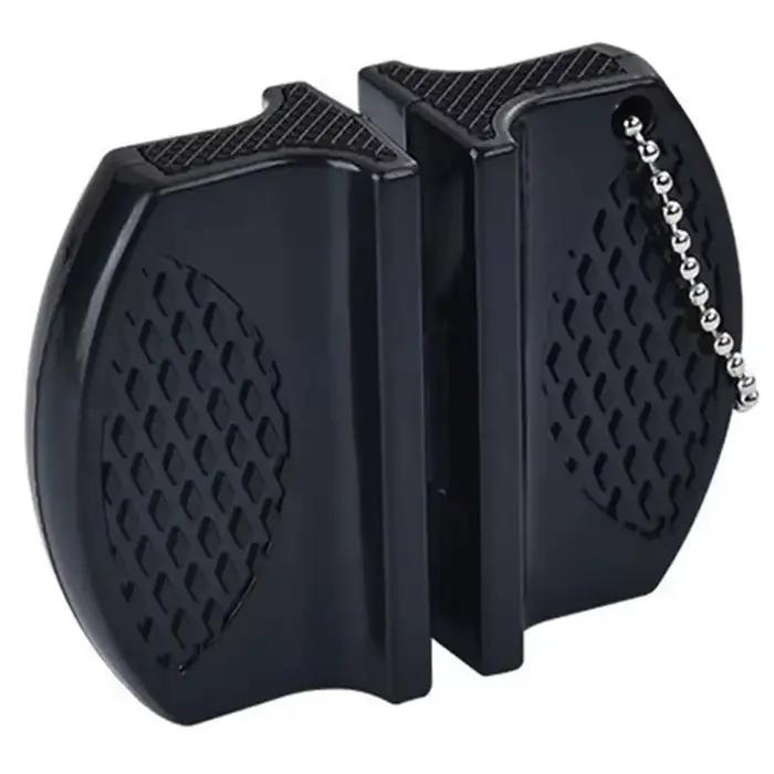 Mini aiguiseur de couteaux double face, outil portable pour l'extérieur et la cuisine, pour un aigui