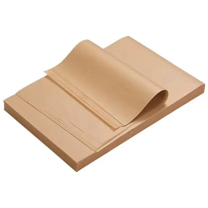 Feuilles de cuisson en papier parchemin prédécoupées, antiadhésives, demi-feuille, taille de poêle p