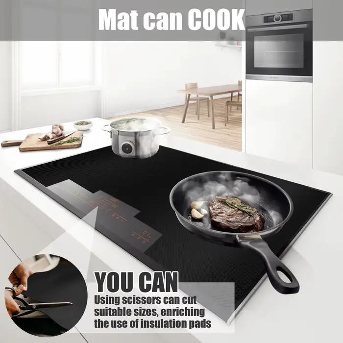 Couvercle de cuisinière à Induction, tapis en Silicone antidérapant, protection de cuisinière électr