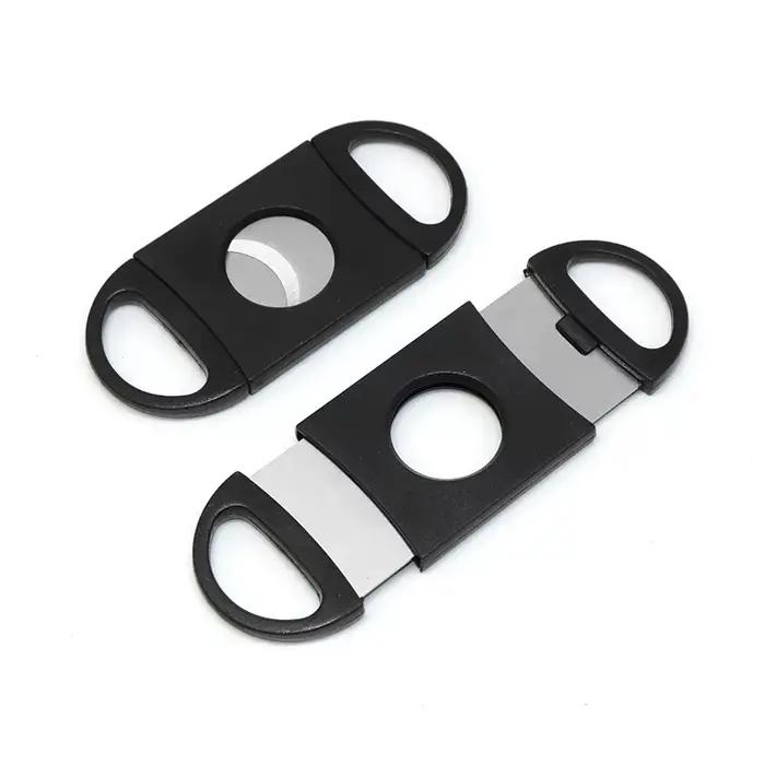 VISION AR Cutter de poche en acier inoxydable, double lame Zigamen, accessoires de coupe pour fumer,