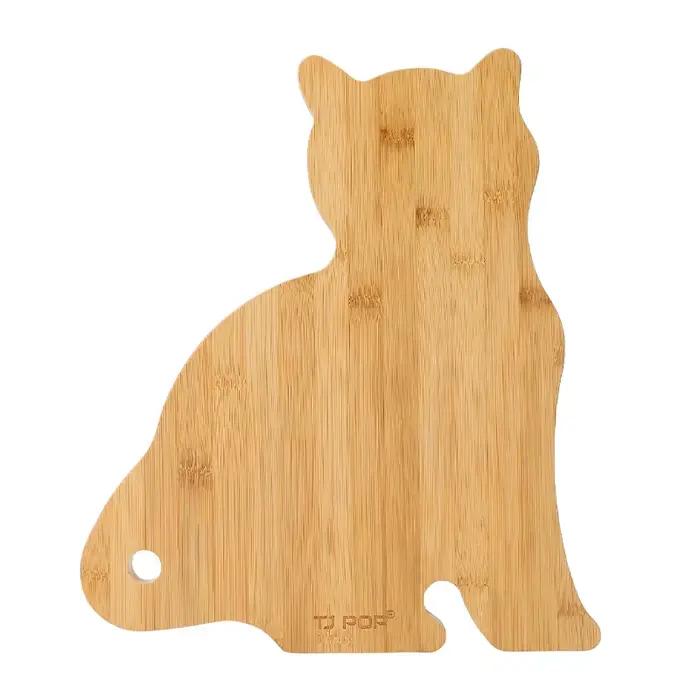Planche à découper en bambou, Classification des dessins animés, bloc à découper en forme de chat, p