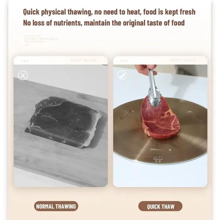 Plaque de Conduction de chaleur pour cuisinière à Induction de cuisine, diffuseur de chaleur en acie