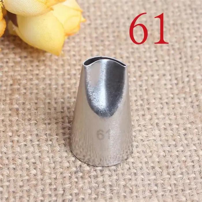 1 pièce # Embouts de décoration de crème de gâteau, buse de tuyauterie en acier inoxydable, buse de