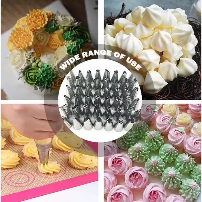 Sacs à pâtisserie violets en Silicone, 8/14/50 pièces, pointes de cuisine, bricolage, passepoil de g