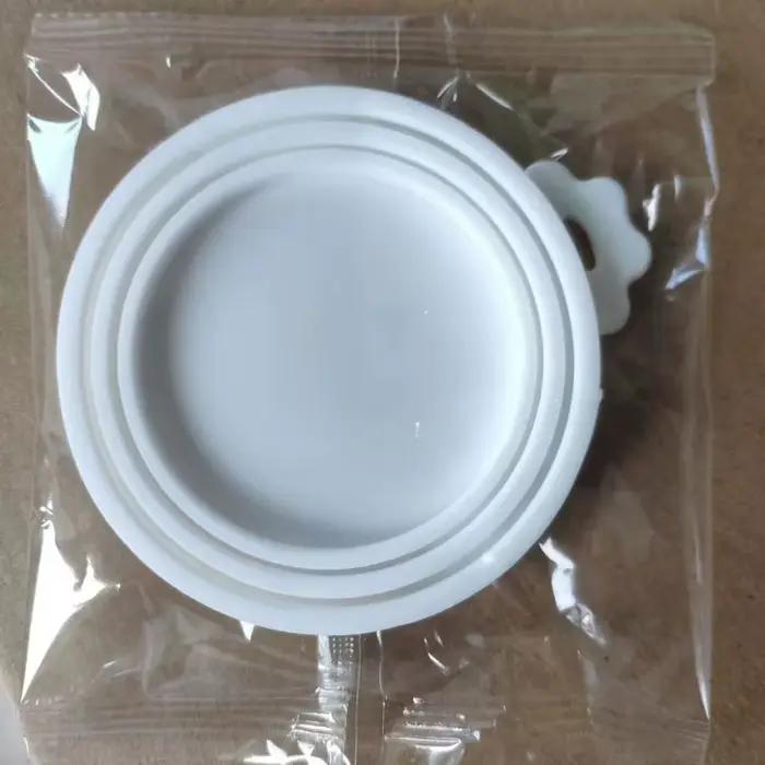 Couvercle en silicone pour boîte de conserve, couvercle hermétique pour aliments pour animaux de com