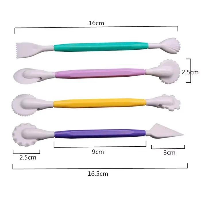 Outils de modélisation de décoration de gâteau Fondant, 8 motifs, stylo de décoration florale, coupe