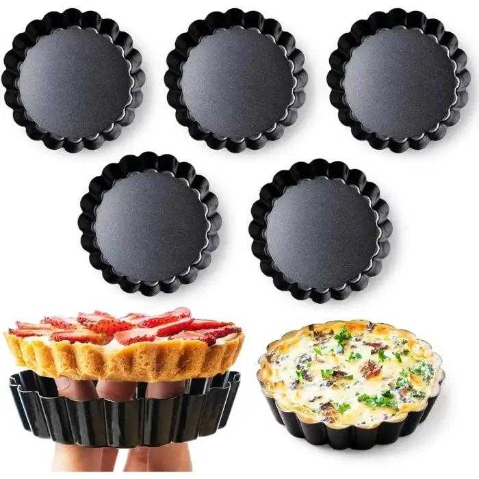 Mini moules à tarte aux œufs avec perfectionAstronomical Round, moule à gâteau antiadhésif, moule à