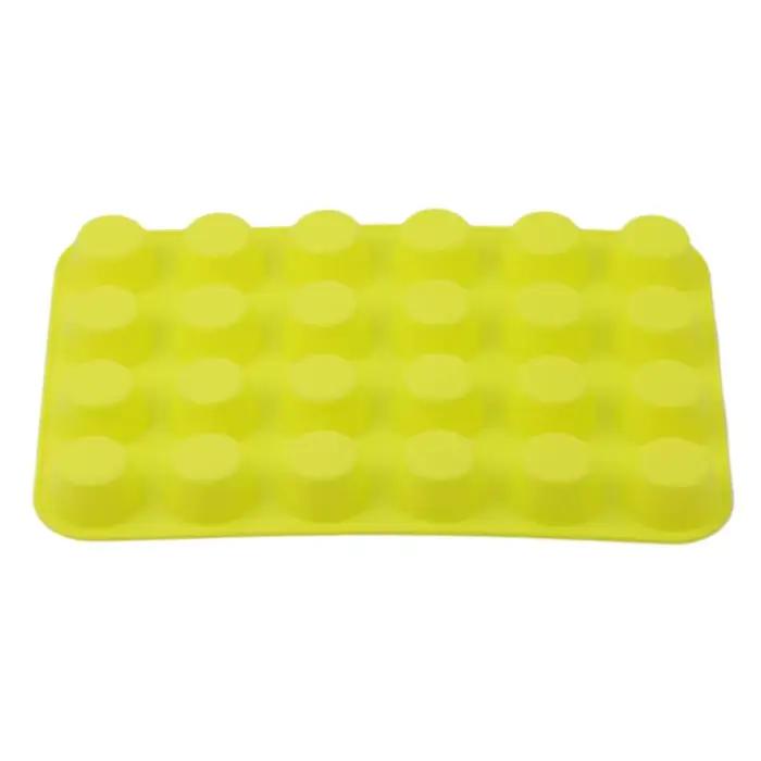 Moule à gâteau en Silicone à 24 trous, pour savon, biscuits, Cupcake, ustensiles de cuisson, plateau