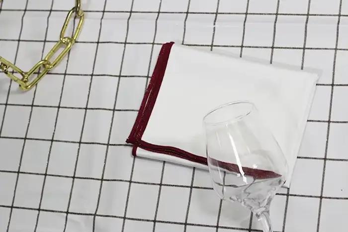 Chiffon de nettoyage de verre sans peluches, lingette de polissage réutilisable, serviette sans trac
