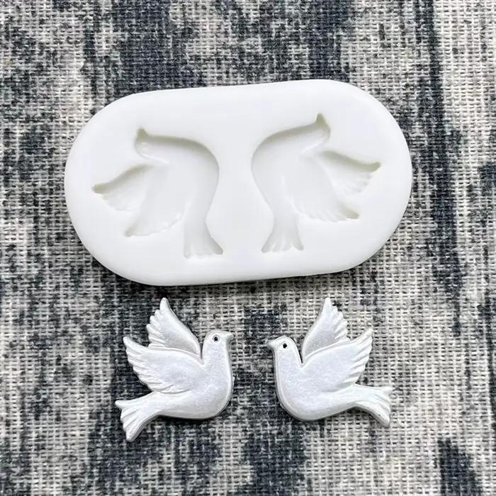 Moule à colombe en Silicone, Fondant, chocolat, Sugarcraft, outils de décoration de gâteaux, accesso