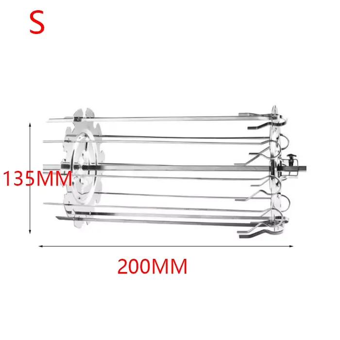 Gril de Barbecue Rotatif en Acier Inoxydable, 12 Pièces/Ensemble, Modules d'Agneau, Fournitures de C