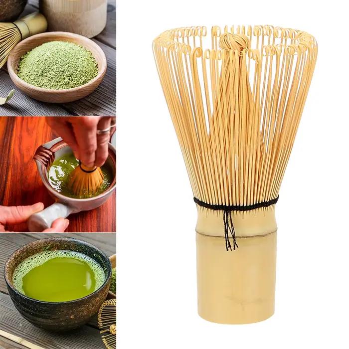 Cérémonie japonaise bambou Chasen 100 Matcha thé vert poudre fouet brosse à thé accessoires de cuisi