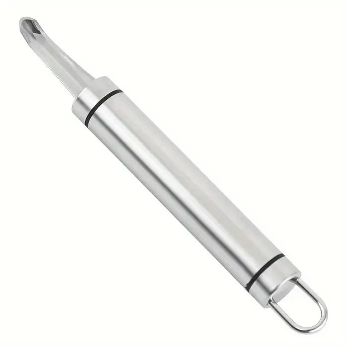 Outil d'extraction de queue de crevette en acier inoxydable, efficace pour enlever la coque, facile