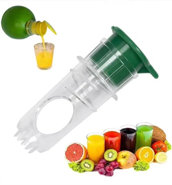 Alésoir de jus manuel lavable, presse-citron Portable en plastique léger, outils d'alésoir de jus, f