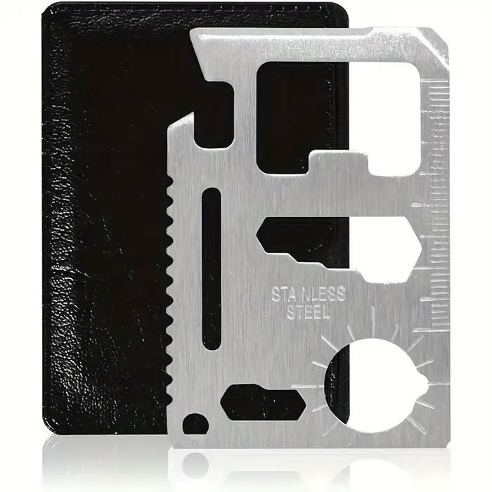 1/2 pièces Pack 11 en 1 carte de crédit multi-outil, portefeuille outil tactique de survie avec cout
