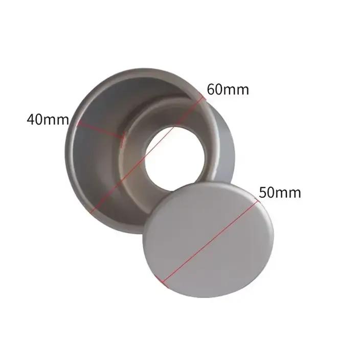 Moule de Cuisson Rond en Alliage d'Aluminium, pour Gâteaux, Mousse en Mousseline de Soie, pio de Pât