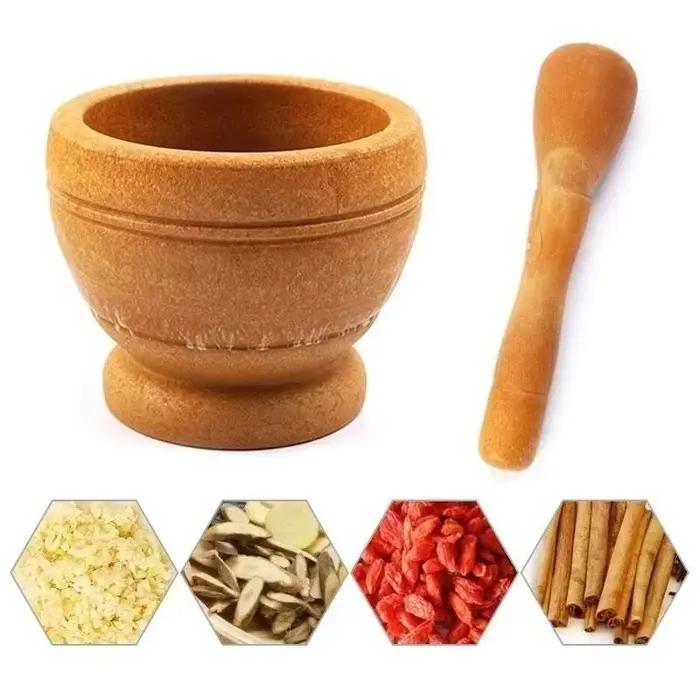 Ensemble de pilon à mortier en résine, petits outils de cuisine, mélange d'épices, d'ail, d'herbes e
