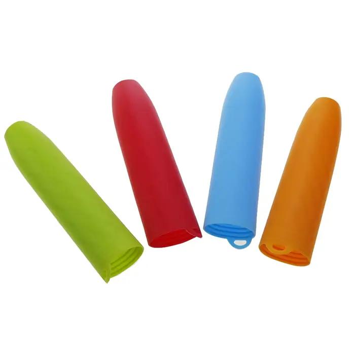 1 pièces couvercle de poignée de Pot en Silicone couvercle d'isolation outils de cuisine couvercle d