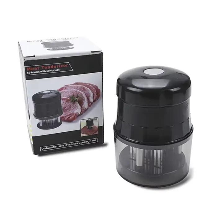 Attendrisseur de viande phérique en acier inoxydable, couteau à steak de boeuf, côtelette jetable, a