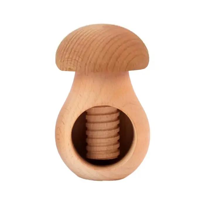 Casse-noisette en bois créatif, facile à craqueter, ouvre-noix multifonctionnel, Clip de noix en for