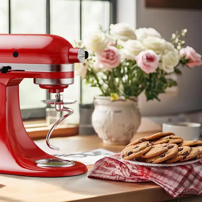 Crochet à pâte en spirale pour aide à la cuisine, accessoires de rêve à tête inclinable, lavable au