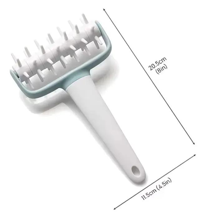 1 pièce Perforateur à pizza en PP, rouleau à pâte à pizza, perforateur à aiguilles, perforateur à pâ