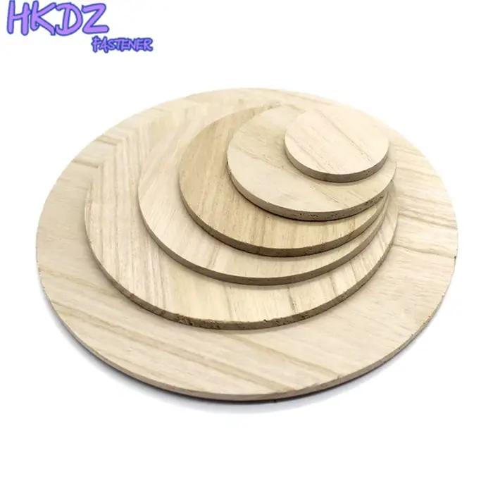 Optique-Planche Ronde en Bois Massif, Matériel de Modèle Manuel, Cercle Artisanal, Bricolage, 5cm, 8