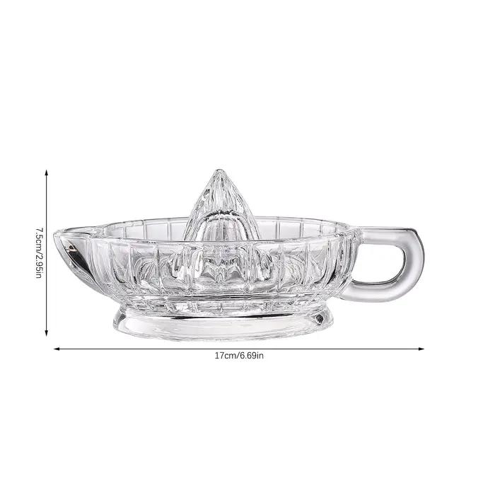 Presse-agrumes/presse manuelle en verre, adaptée aux citrons et aux agrumes