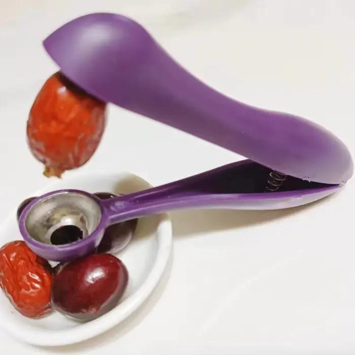 Décortiqueur de cerises multifonctionnel, outil rapide pour enlever les noyaux de cerises, gadget de