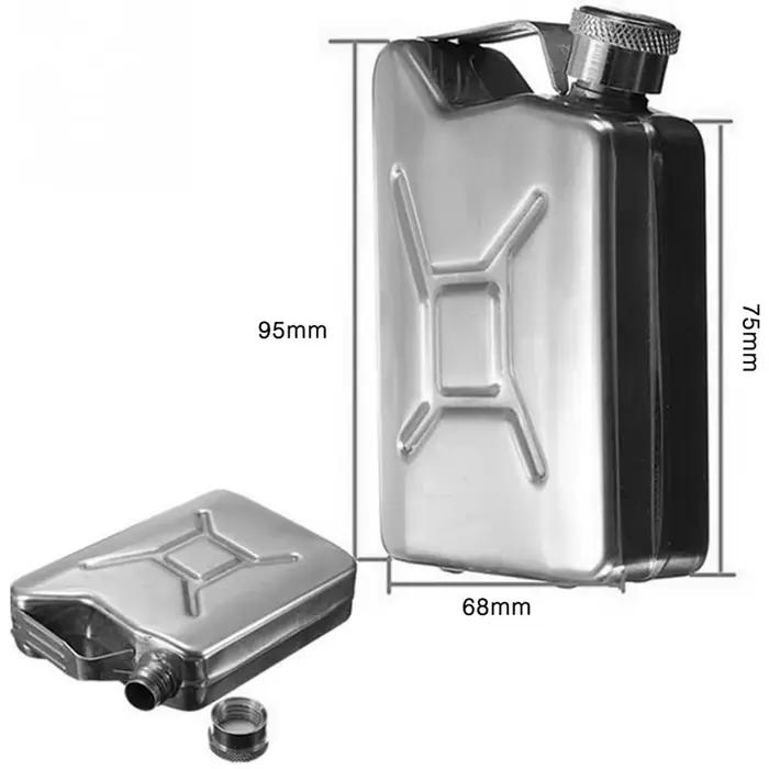 Flacon de hanche de 5Oz avec entonnoir, Pot à whisky et à vin Portable, Flagon créatif en acier inox
